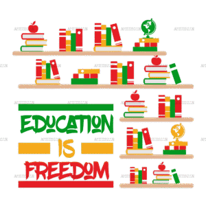 Black History Education Is Freedom DTF Transfer