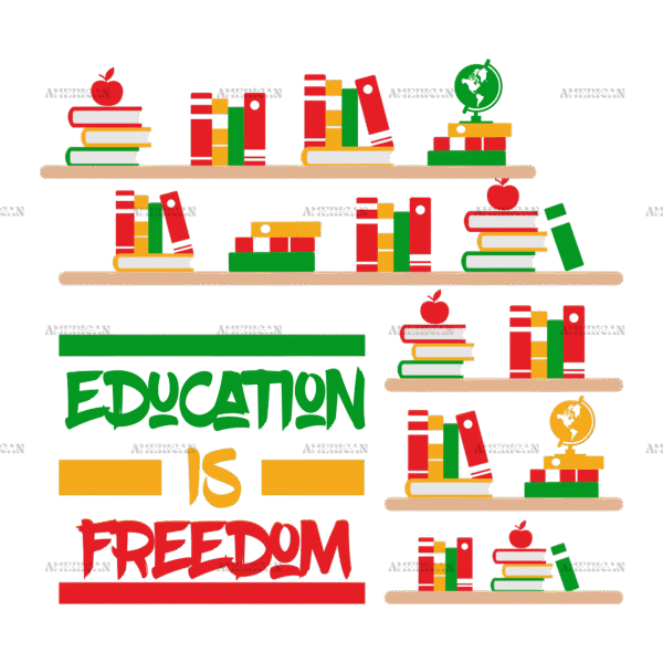 Black History Education Is Freedom DTF Transfer