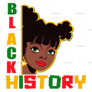 Black History Kid DTF Transfer