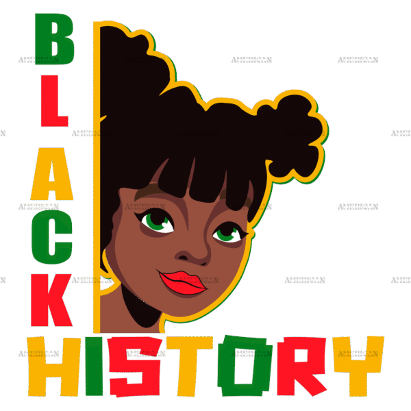 Black History Kid DTF Transfer