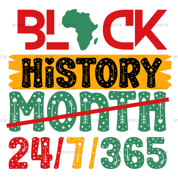 Black History Month-6 DTF Transfer