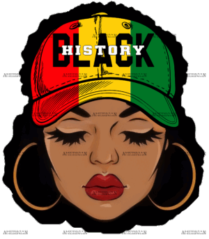 Black History Women Cap DTF Transfer