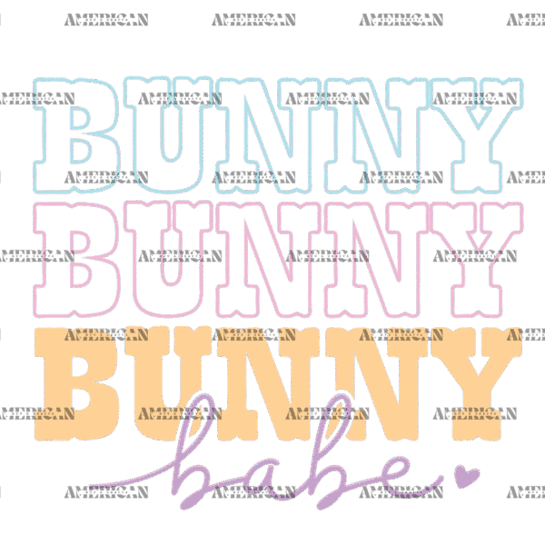 Bunny Bunny Babe DTF Transfer