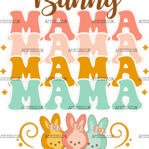 Bunny Mama  DTF Transfer