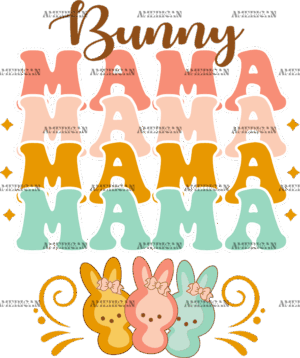 Bunny Mama  DTF Transfer