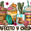 Cafecito Y Chisme Coffee Cups DTF Transfer