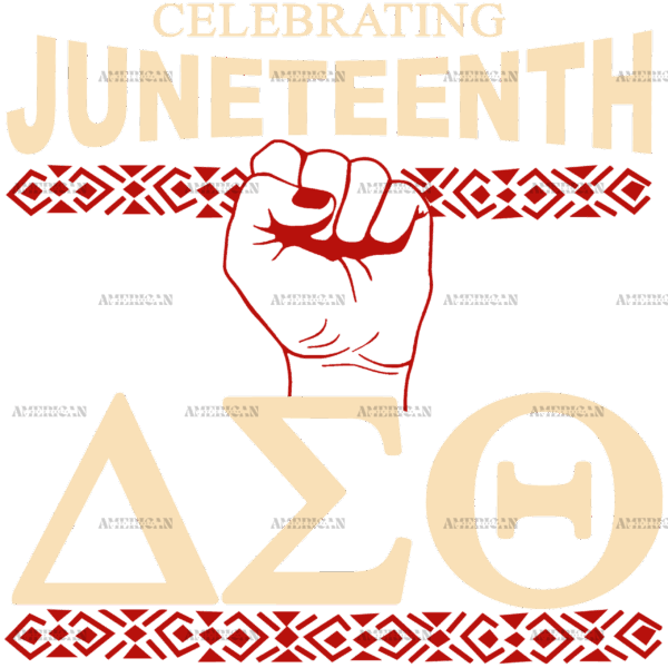 Celebrating Juneteenth AE0  DTF Transfer
