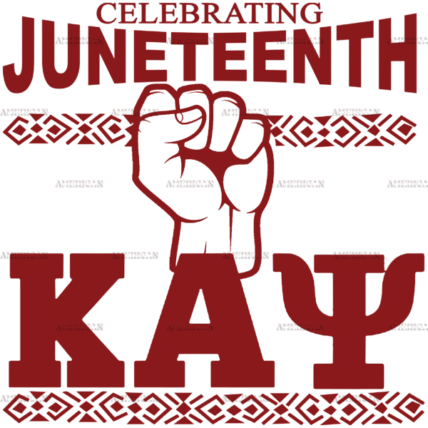 Celebrating Juneteenth KAI DTF Transfer