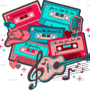 Country Love Tapes DTF Transfer