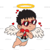 Cupid Valentine Benito DTF Transfer