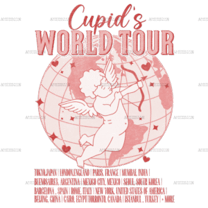 Cupid's World Tour DTF Transfer