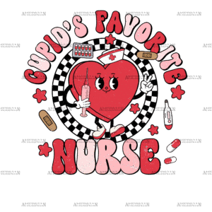 Cupids Favorite Nurse DTF Transfer