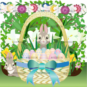 Easter Garden DTF Transfer