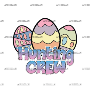 Easter Hunting Crew DTF Transfer