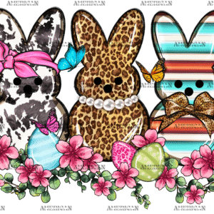 Easter Western Peeps DTF Transfer