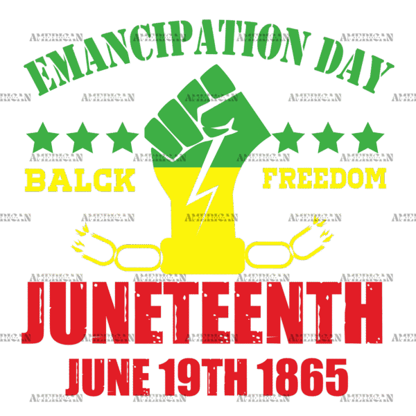 Emancipation Day Juneteenth DTF Transfer