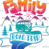 Family Road Trip Color DTF Transfer