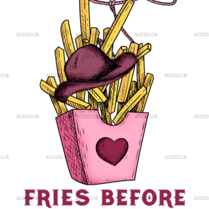 Fries Before Guys Cowboys DTF Transfer