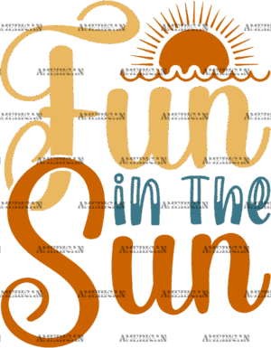 Fun In The Sun-1 DTF Transfer
