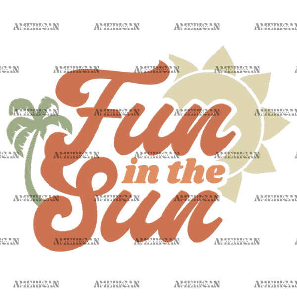 Fun In The Sun-2 DTF Transfer