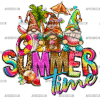 Gnomies Summer Time DTF Transfer
