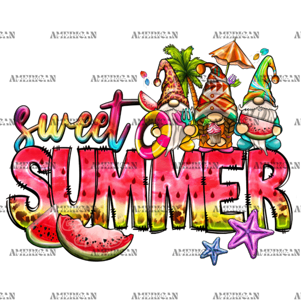 Gnomies Sweet Summer DTF Transfer