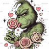 Grinch Sucker DTF Transfer