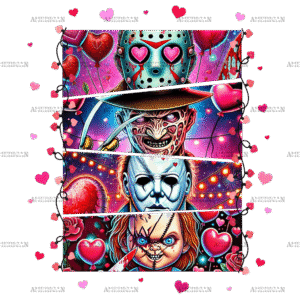 Halloween Valentine-3 DTF Transfer