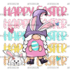 Happy Easter Gnome DTF Transfer