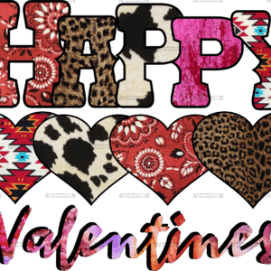 Happy Valentines-1 DTF Transfer