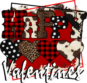 Happy Valentines-3 DTF Transfer
