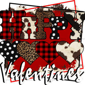 Happy Valentines-3 DTF Transfer