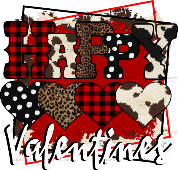 Happy Valentines-3 DTF Transfer