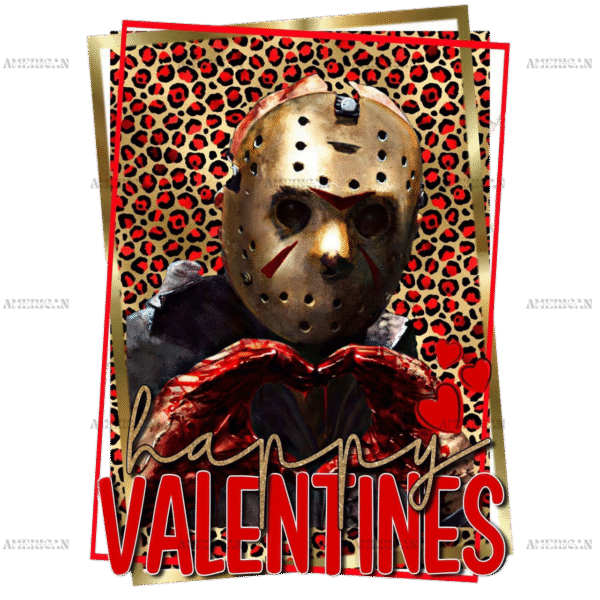 Happy Valentines Jason DTF Transfer