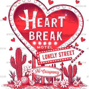 Heart Break DTF Transfer