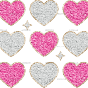 Hearts Love DTF Transfer