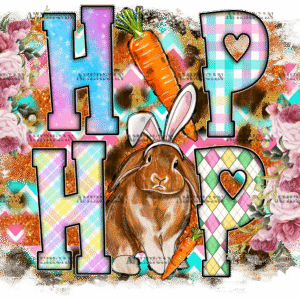 Hip Hop Rabbit DTF Transfer