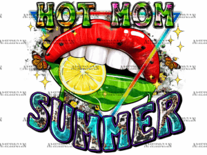 Hot Mom Summer Lips  DTF Transfer