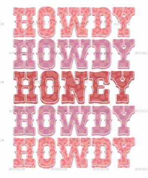 Howdy Honey DTF Transfer