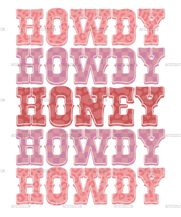 Howdy Honey DTF Transfer