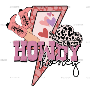 Howdy Honey Bolt-1 DTF Transfer