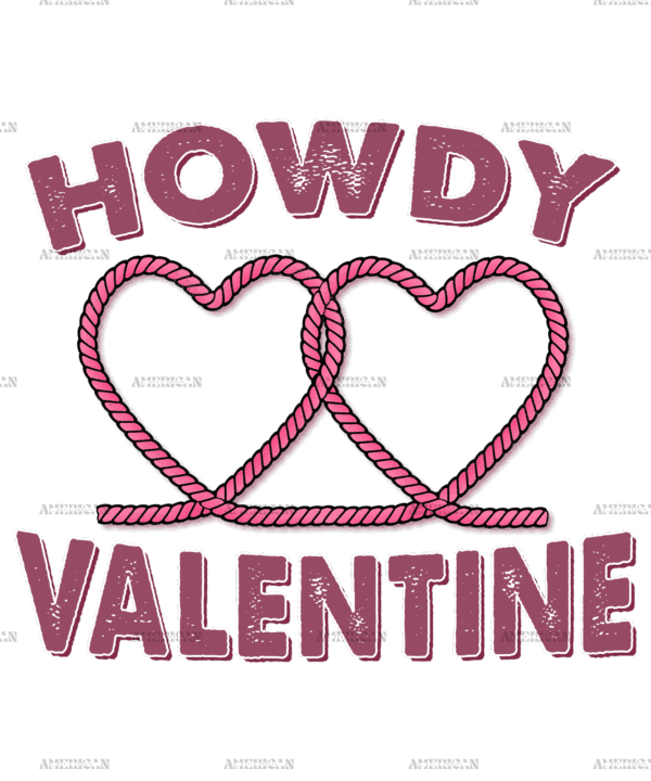 Howdy Valentine-2 DTF Transfer