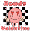 Howdy Valentine Smiley DTF Transfer