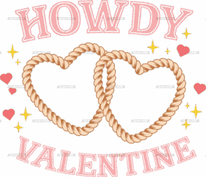 Howdy Valentinne-1 DTF Transfer