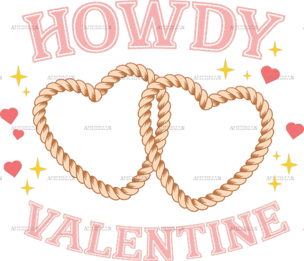 Howdy Valentinne-1 DTF Transfer