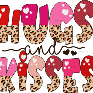 Hugs And Kisses DTF Transfer
