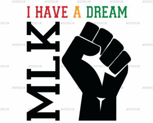 I Have A Dream MLK Hand DTF Transfer