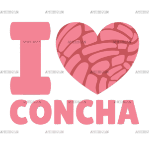 I Love Concha-1 DTF Transfer