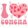 I Love Concha-2 DTF Transfer