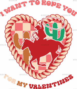 I Want To Rope You For My Valentines DTF Transfer